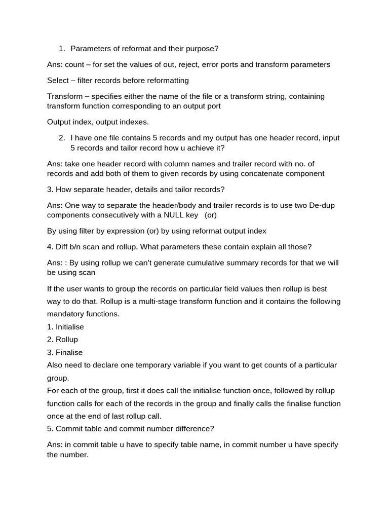 Intervew q&Ans | PDF | Parameter (Computer Programming) | Computing