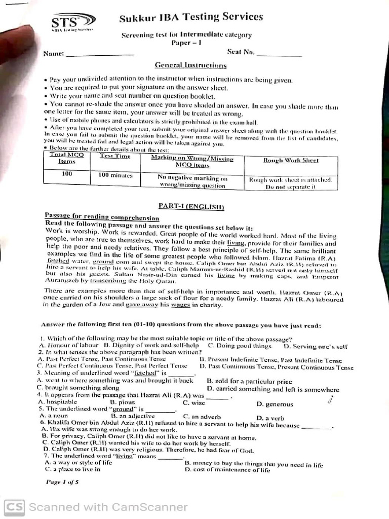 Past Papers | PDF