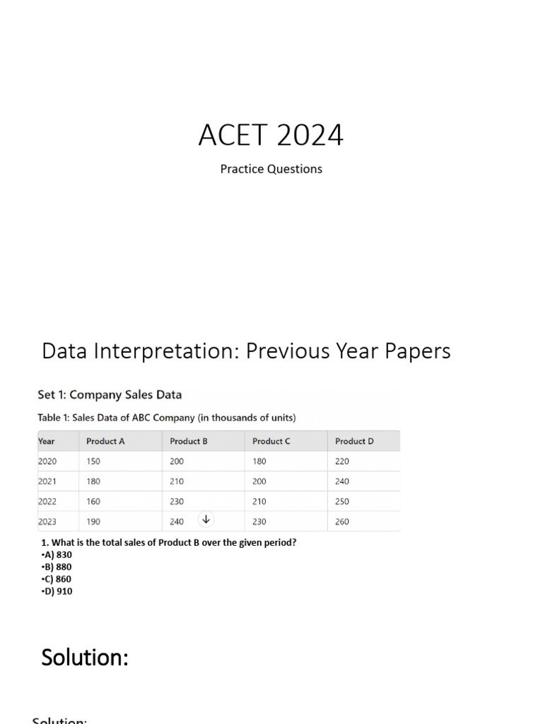 ACET 2025-Class-3 | PDF
