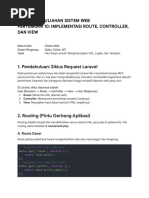 Praktikum CRUD Laravel 9 untuk Mahasiswa | PDF