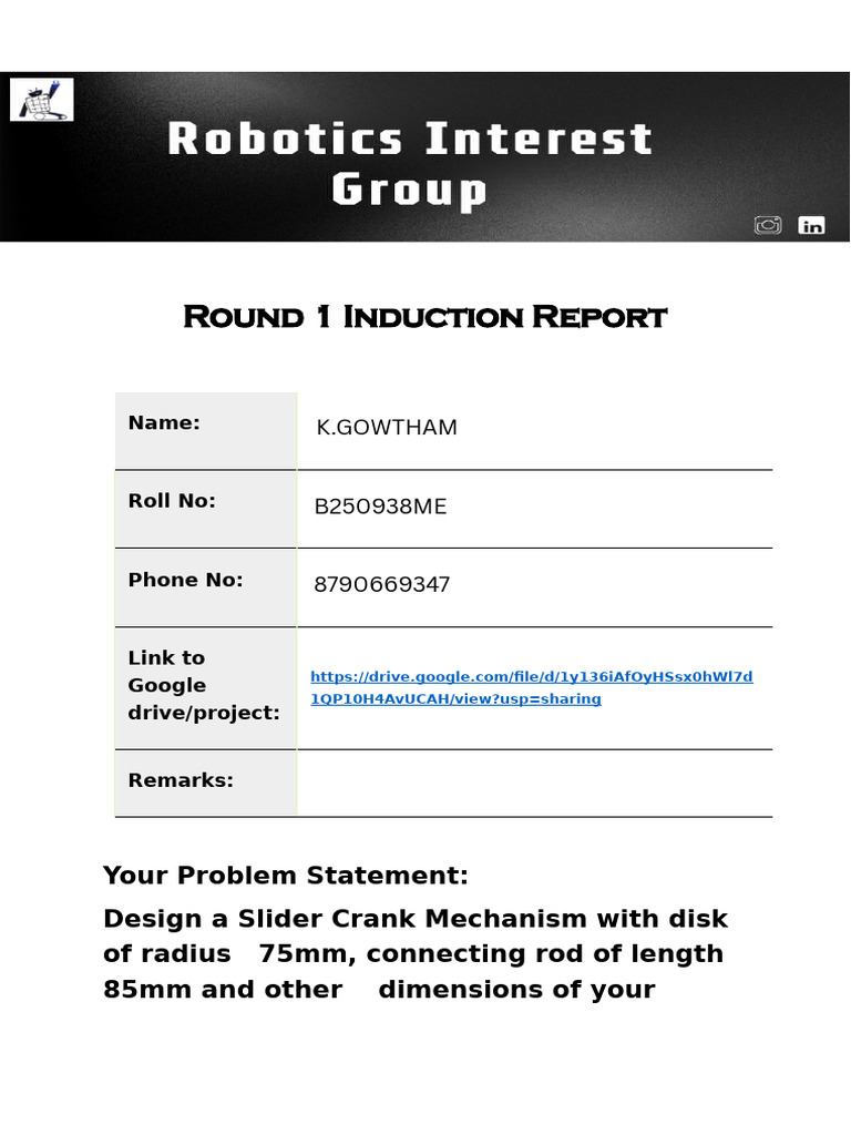 Inductions Report Template | PDF