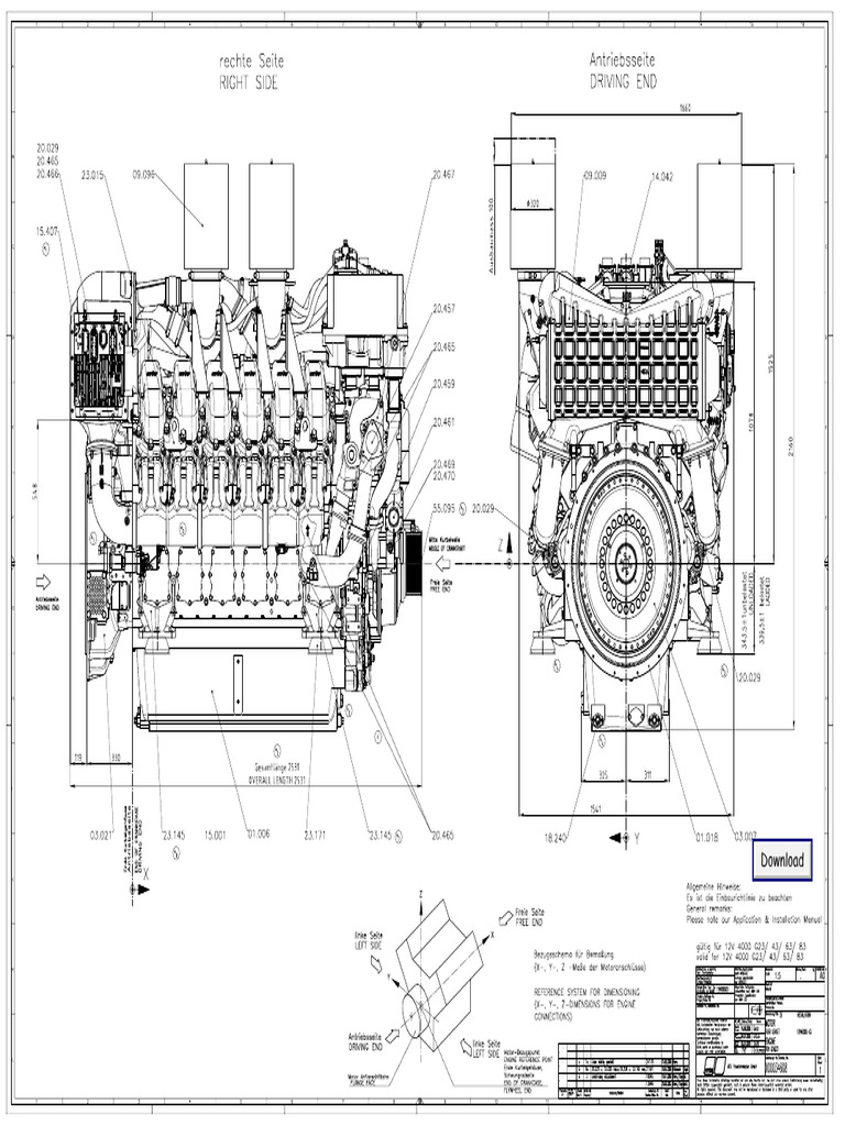 x00034608 Mtu Engine | PDF