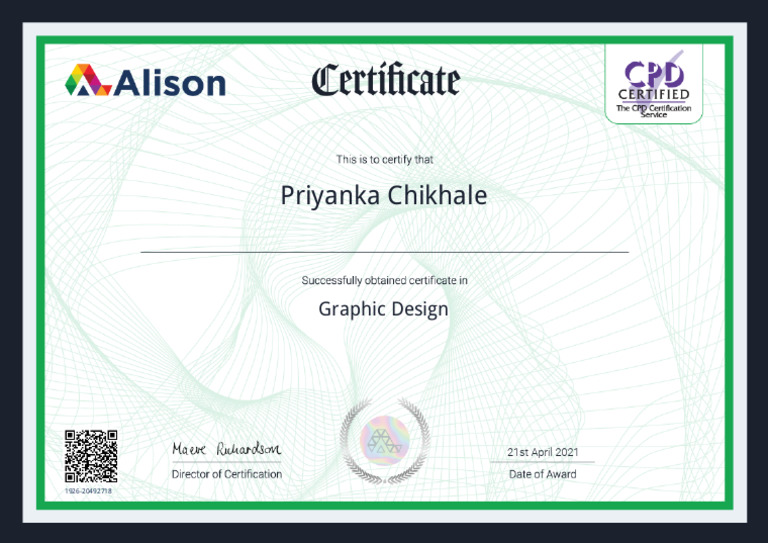 Graphic Design Certificate | PDF