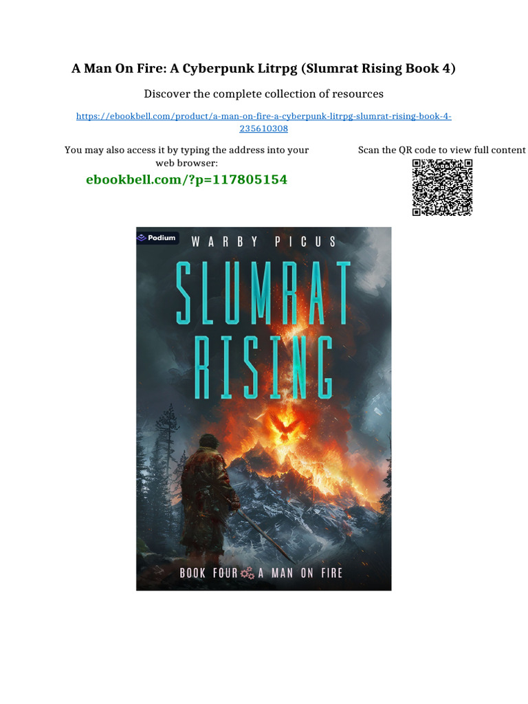A Man on Fire: A Cyberpunk LitRPG (Slumrat Rising Book 4) Ready to Read ...