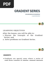 Gradient Series Formulas in Economics | PDF | Present Value | Interest