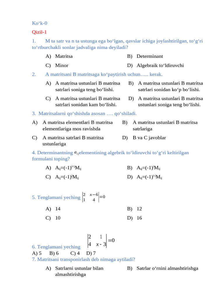 Test Yns 1 | PDF