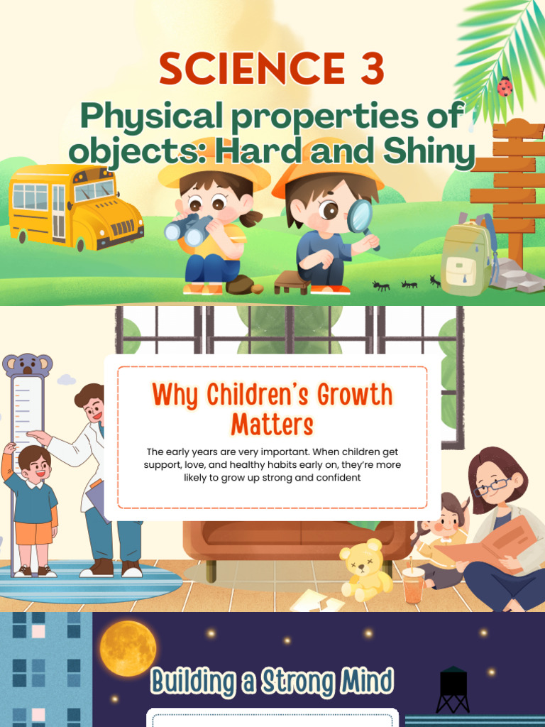 Yellow Green and Red Illustrated Child Growth Medical Presentation | PDF