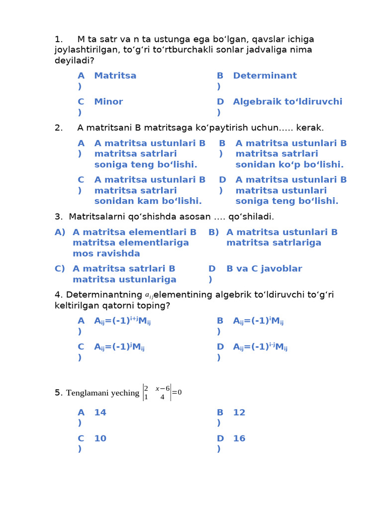 Test Yns 1 | PDF