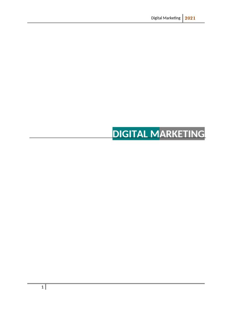Digital Marketing Step by Step | PDF | Search Engine Optimization | Web ...