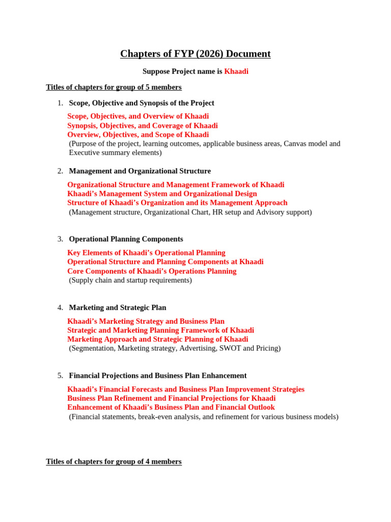 Chapters of FYP | PDF | Marketing Strategy | Marketing