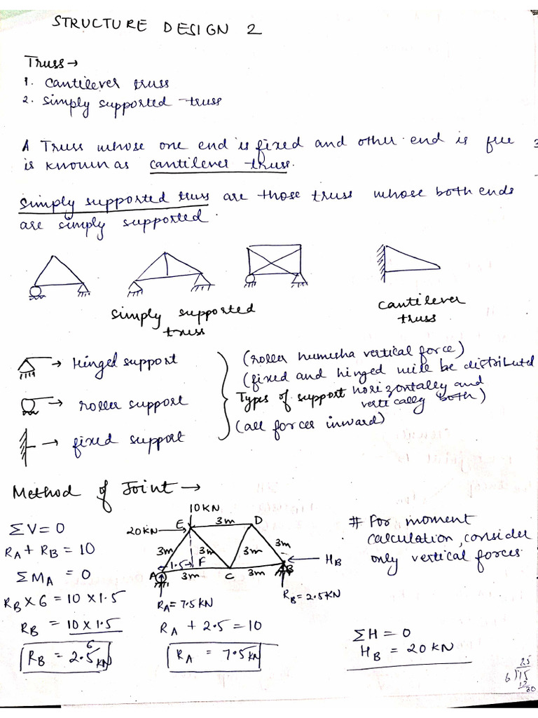 Structure Design 2 Notes | PDF