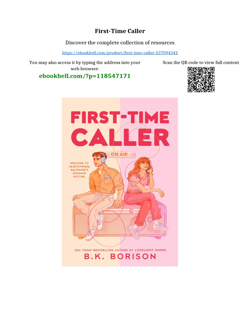 First-Time Caller Sample | PDF | Intellectual Property | Property