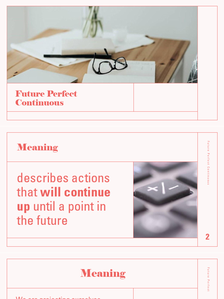 Future Perfect Continuous | PDF | Grammar | Linguistics