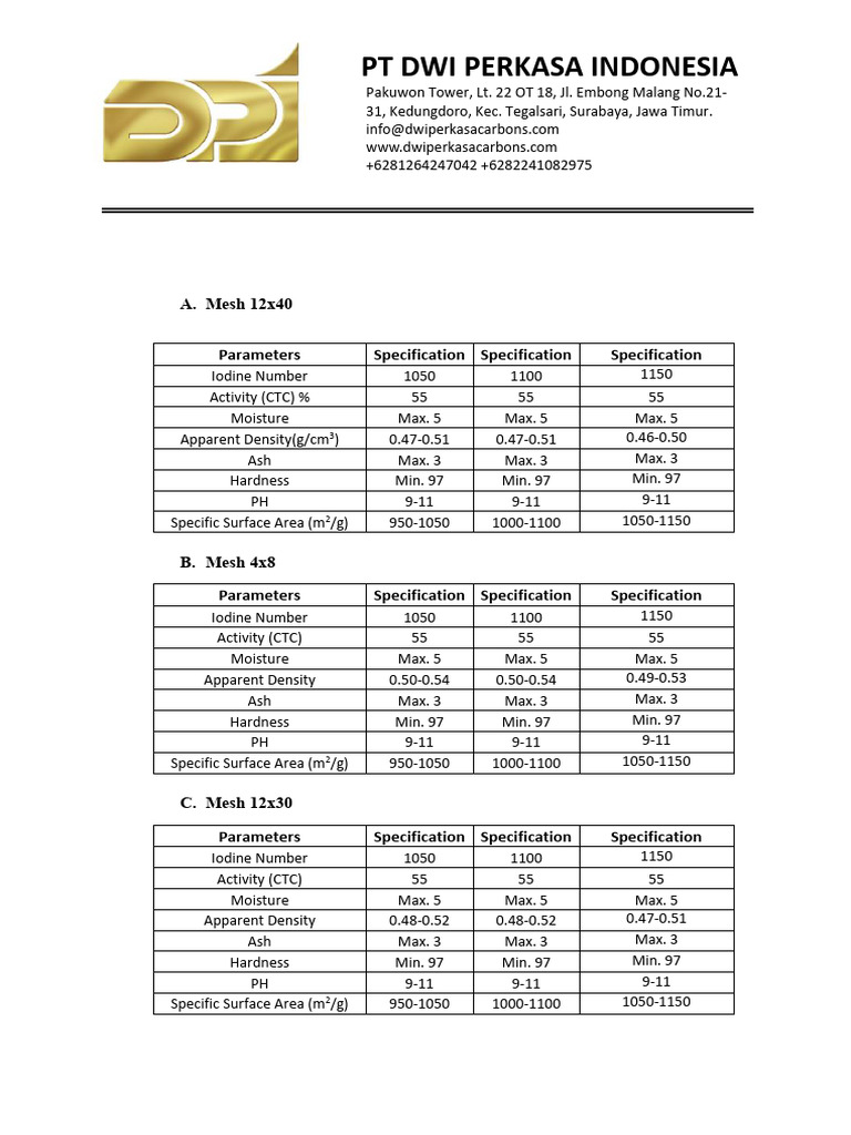 General Specification | PDF