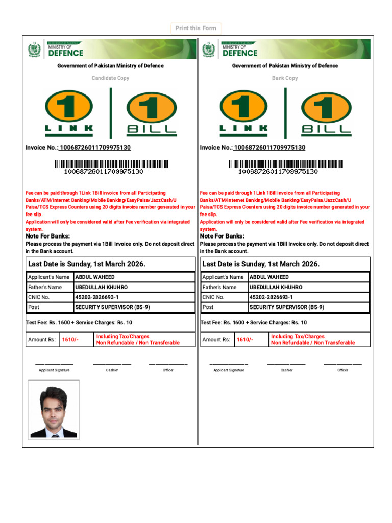 MOD (2) | PDF | Fee | Money