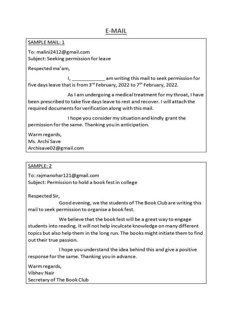 WRITING SKILL SAMPLES | PDF