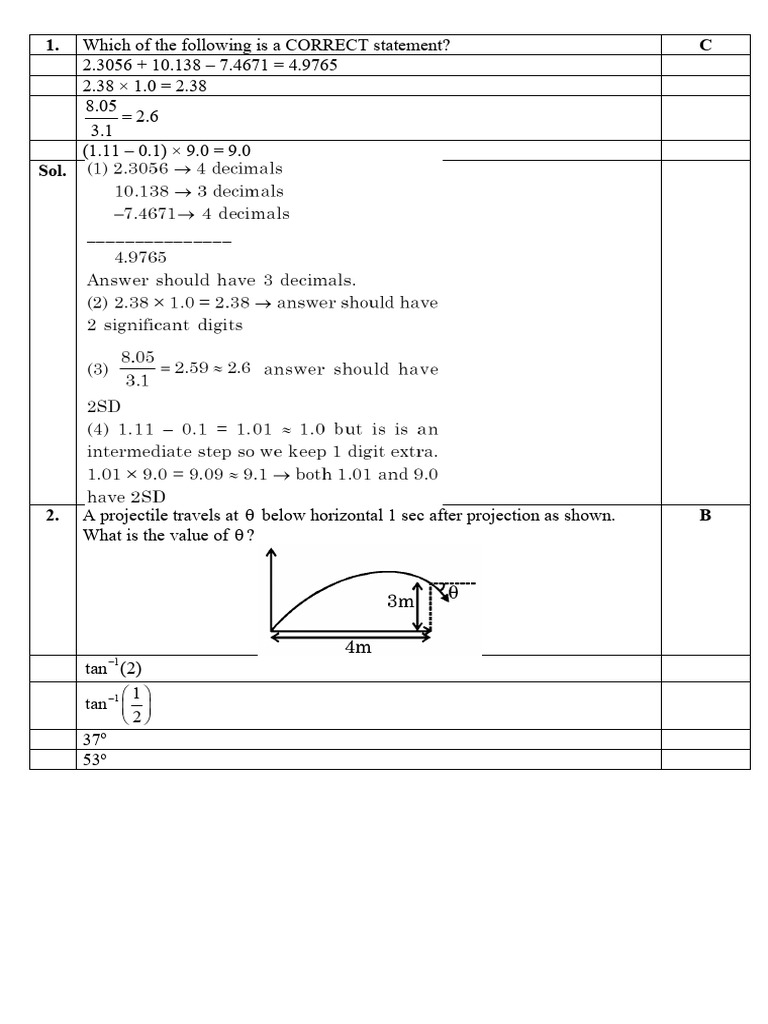 Full Test-9 (Paper With Solution) | PDF | Chemistry