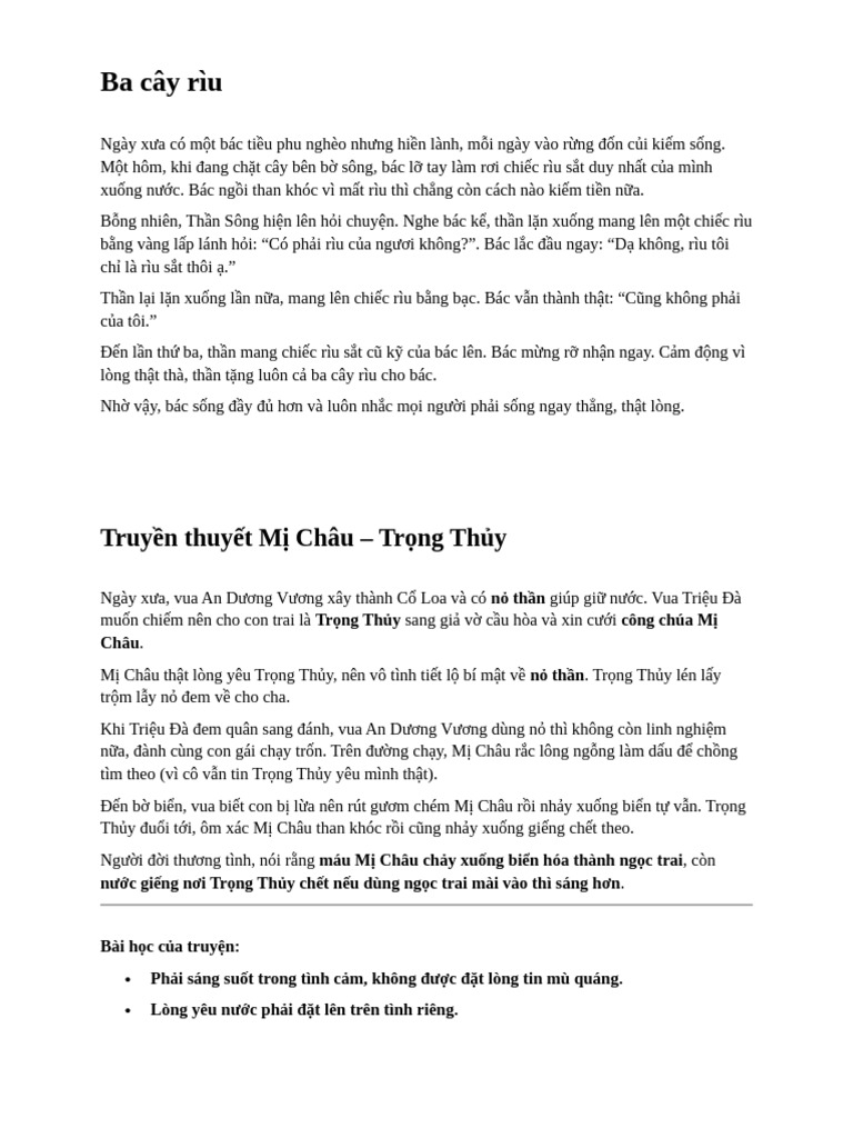 Ba Cây Rìu | PDF