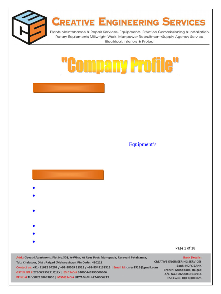 Profile Ces | PDF | Occupational Safety And Health | Safety