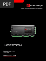 Inception Security Controller Manual | PDF | Wi Fi | Usb