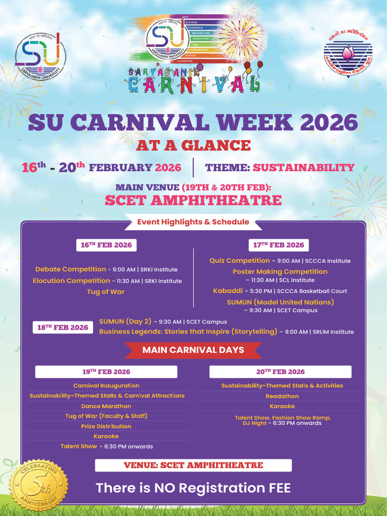 SU Carnival Week 2026 | PDF