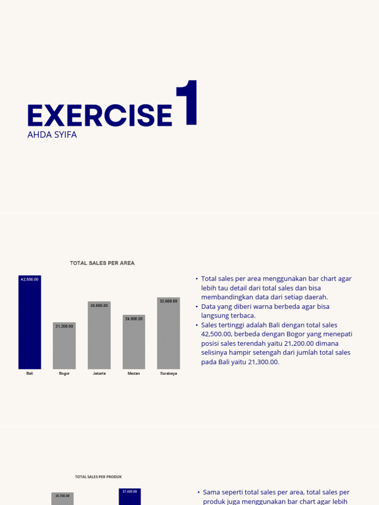 Exercise 1 - Ahda Syifa | PDF