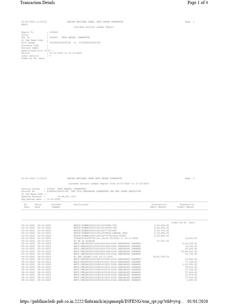 0184000100269740 | PDF | Debits And Credits | Financial Services