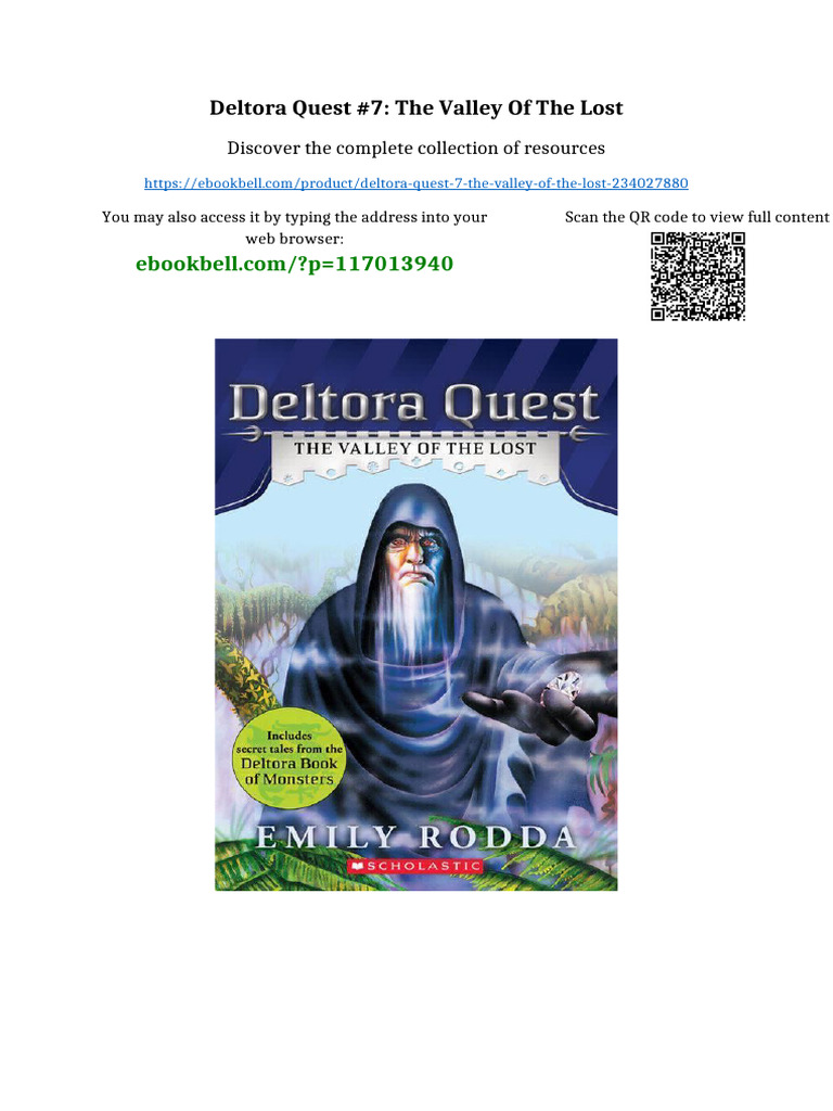 Deltora Quest #7: The Valley of the Lost sample | PDF | Hasmonean Dynasty