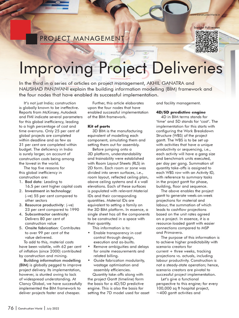 Construction_World_Improving_Project_Deliveries_1658298451 | PDF ...