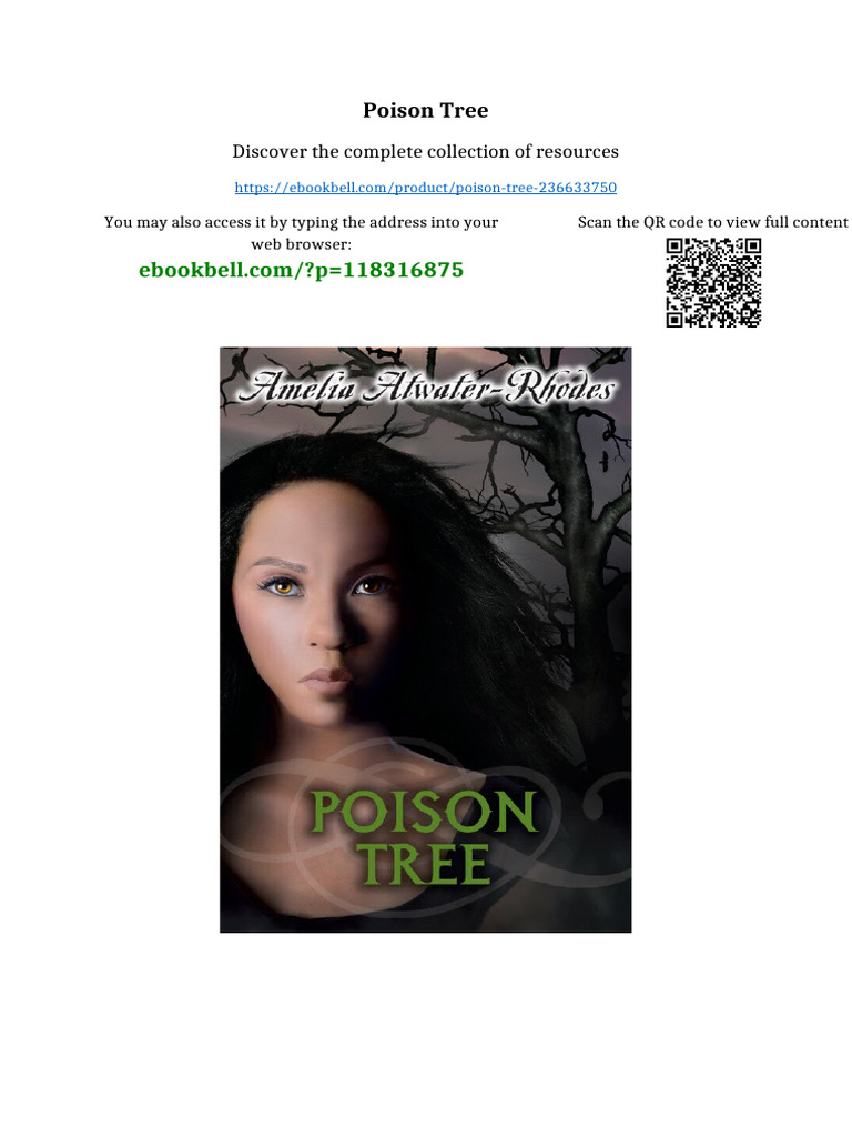 Poison Tree Digital Download | PDF | Acid | Intellectual Property