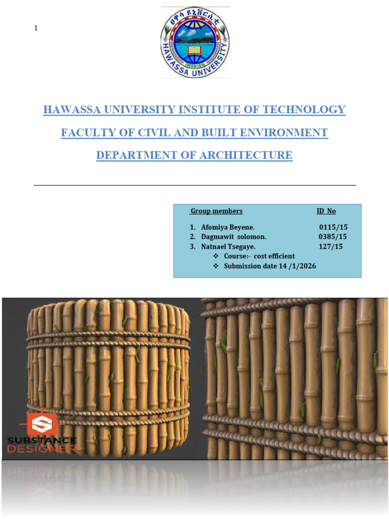 Finale - Comparative Study On Bamboo - Project-1 | PDF | Bamboo ...