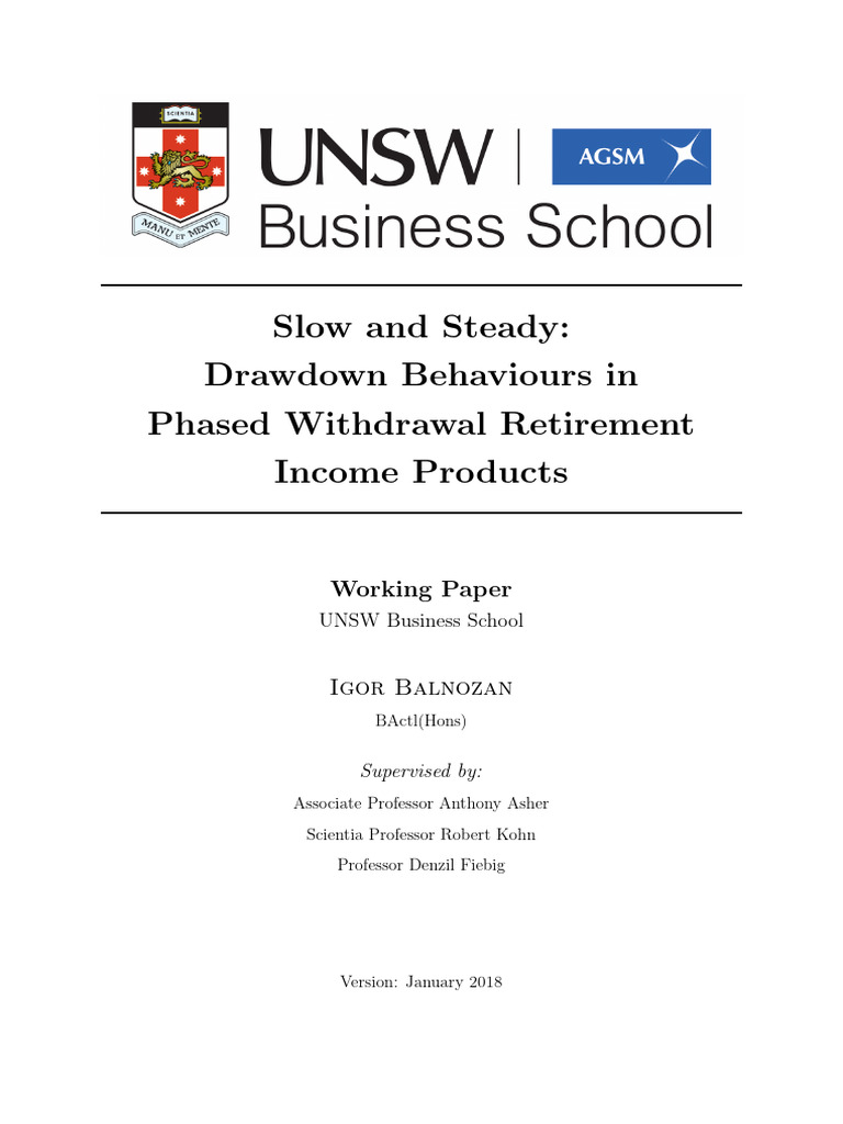Balnozan Modelling Heterogeneous Drawdown Behaviours in Phased ...