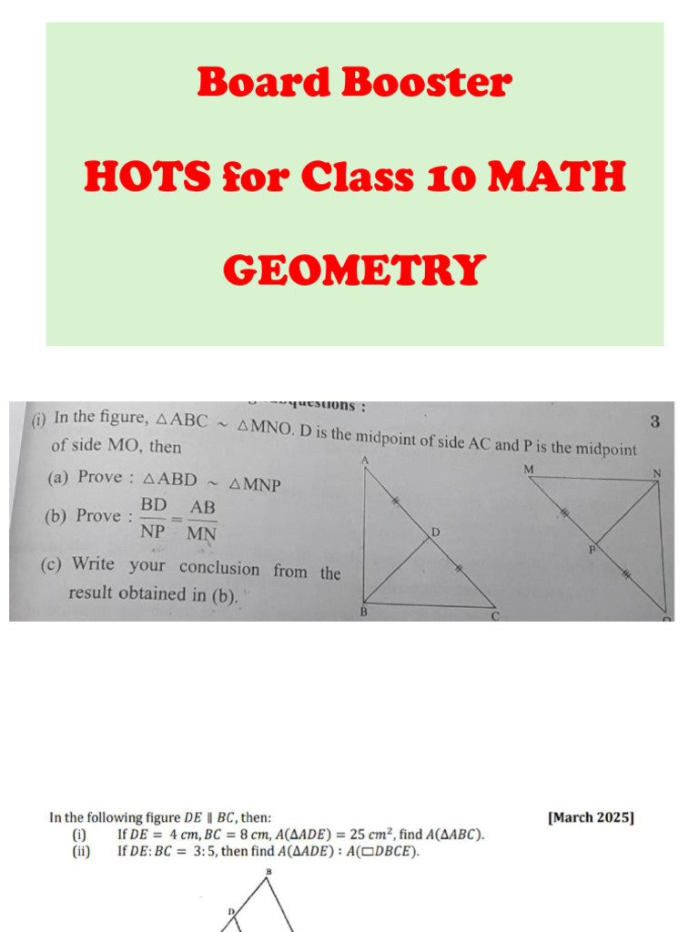 Geometry Hots1 | PDF