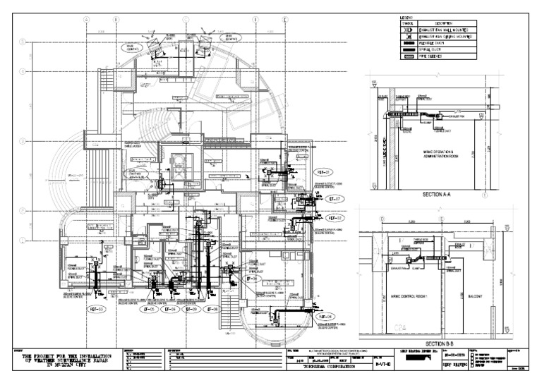 M-Vt-01 Ventilation System Duct Plan (1f) | PDF
