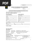 Telkom Consumer Application Form | PDF | Identity Document | Service ...