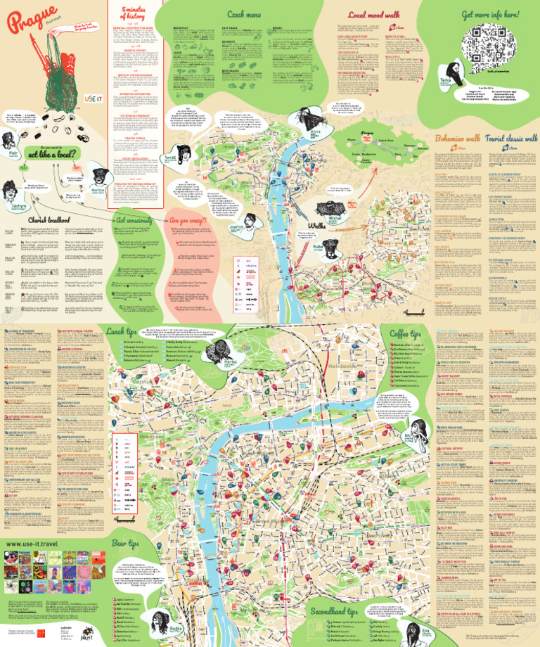 USE-IT Prague Map 2022 | PDF | Prague | Czech Republic