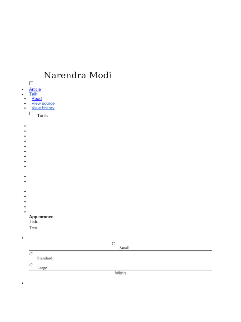 Narendra Modi | PDF | Narendra Modi | Bharatiya Janata Party