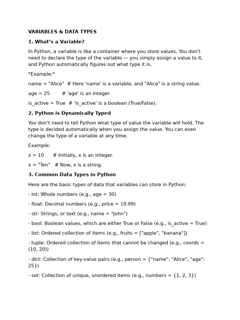 Bitbyt 1 Python | PDF | Data Type | Boolean Data Type