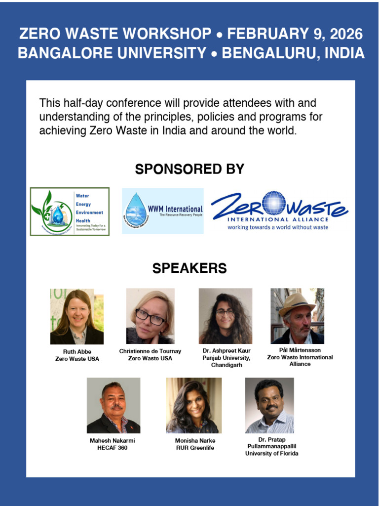 ZWIA Zero Waste Workshop 2026 | PDF
