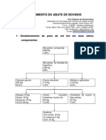 Rendimento Do Abate de Bovinos