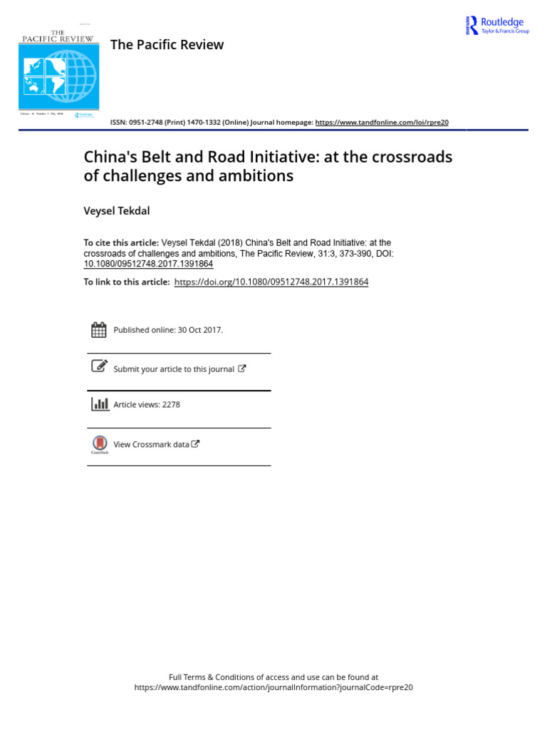 China S Belt and Road Initiative at The Crossroads of Challenges and ...