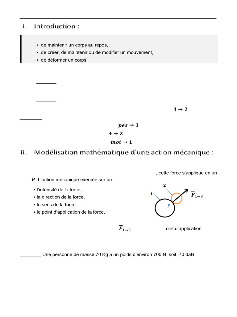 Statique Des Solides Indeformables Pcsi | PDF | Obliger | Friction