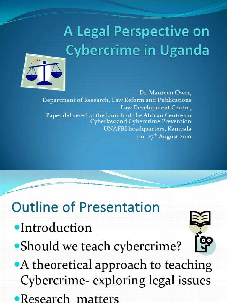 A Legal Perspective On Cybercrime in Uga | PDF | Search And Seizure ...