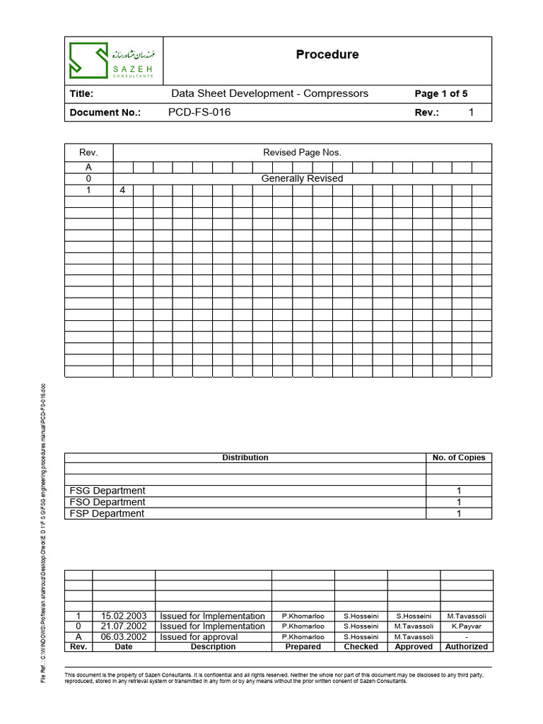 PCD-FS-016 | PDF | Data