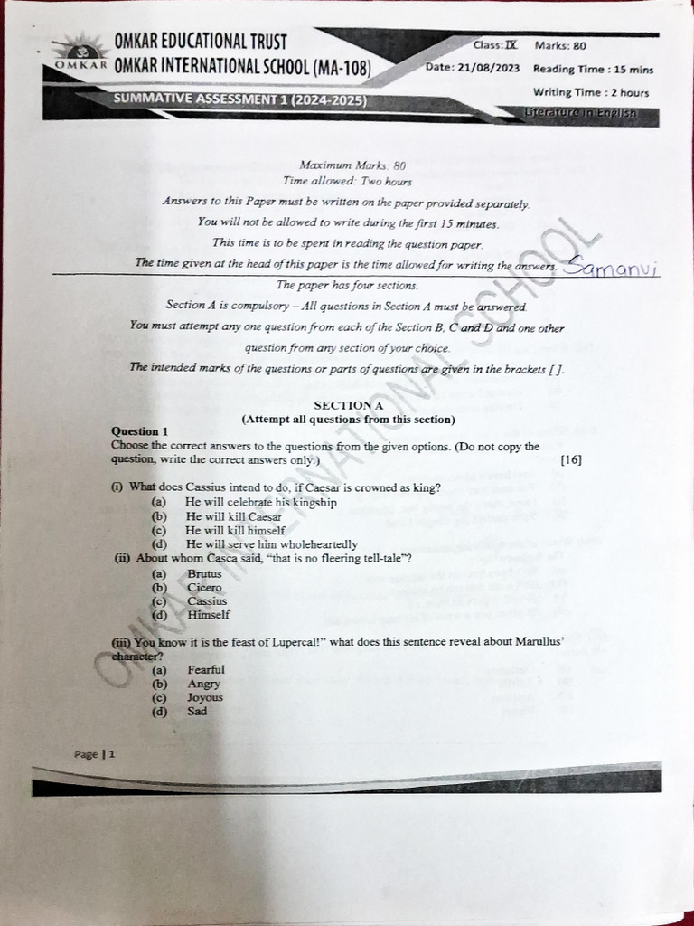 Eng 2 Sa1 | PDF