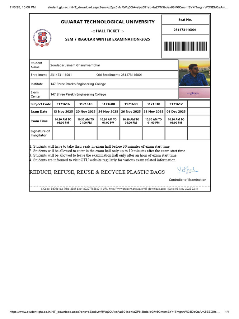 7 Sem | PDF