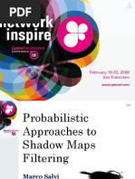 Probabilistic Approaches To Shadow Maps Filtering (Marco Salvi - GDC 2008)