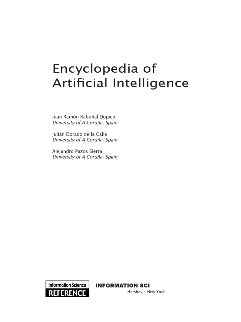 Encyclopedia of Artificial Intelligence | PDF | Support Vector Machine ...