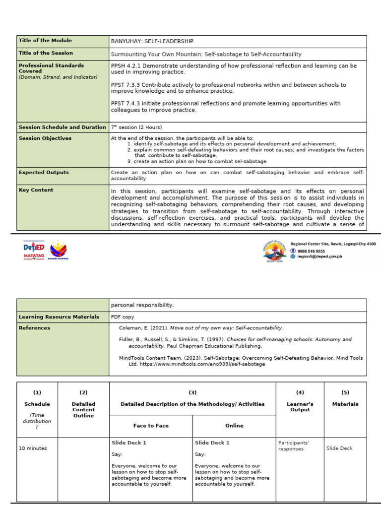 (BANYUHAY) Module 3 Session 2 (SG) - Final | PDF | Self Esteem | Mindset