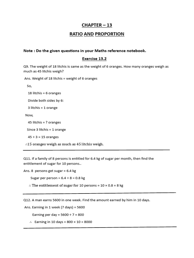 Class - 6th 'B' Maths | PDF